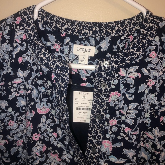 NWT J Crew Factory Tiered Floral Dress - Picture 6 of 9